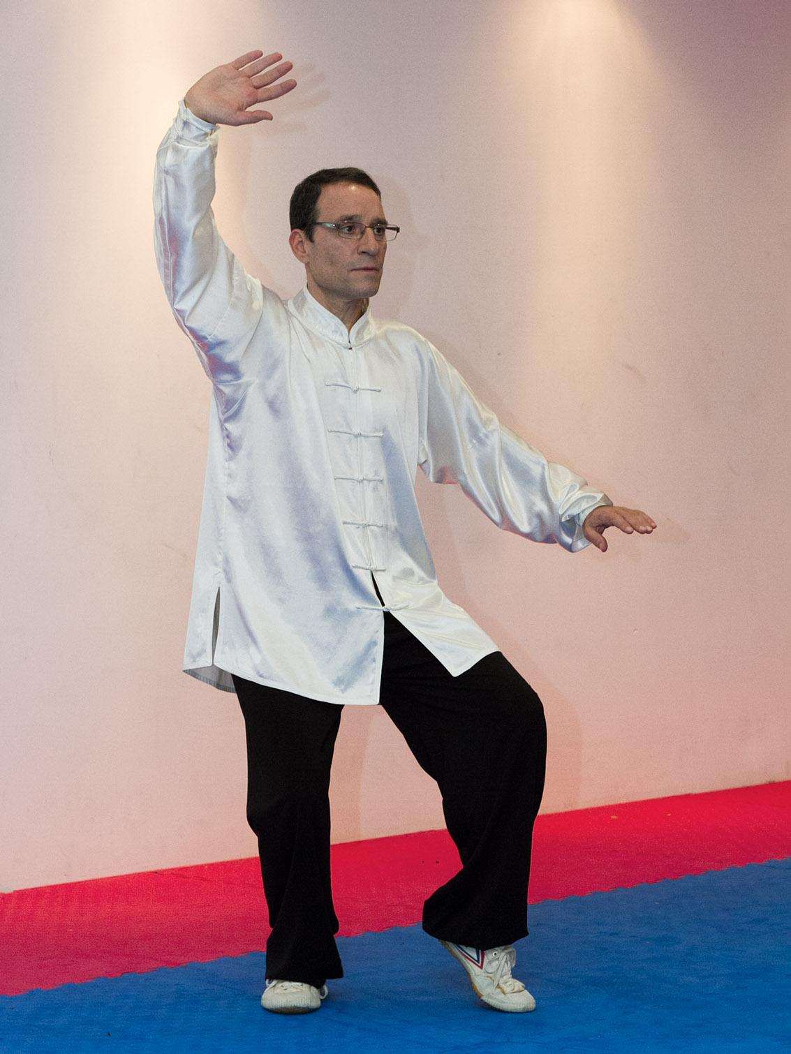 José Martins em prática de Tai Chi Chuan